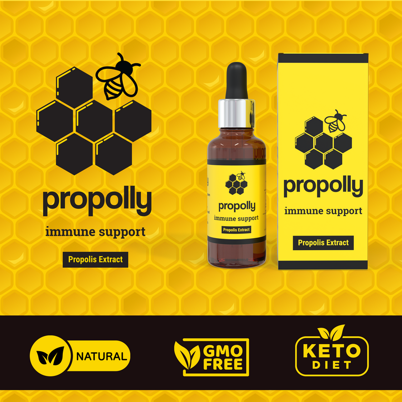 Propolly Propolis Extract All Natural Immune System Support